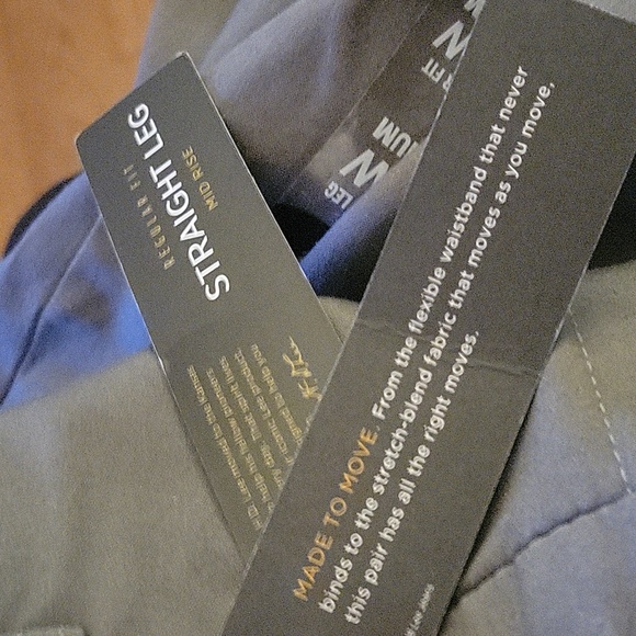 Lee Plus Flex Motion green gray pants regular fit straight leg mid rise 16W NEW… - Picture 5 of 11